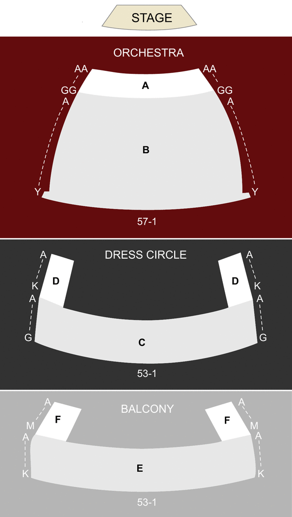 Chrysler hall norfolk virginia seating chart #2