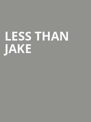Less Than Jake Poster